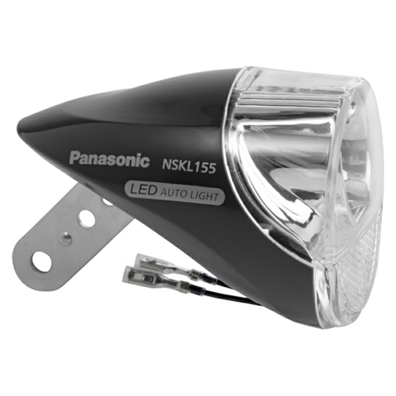 パナソニック(Panasonic) LED ハブダイナモ専用ライト NSKL155-B サイクル/自転車 ブラック NSKL155-B