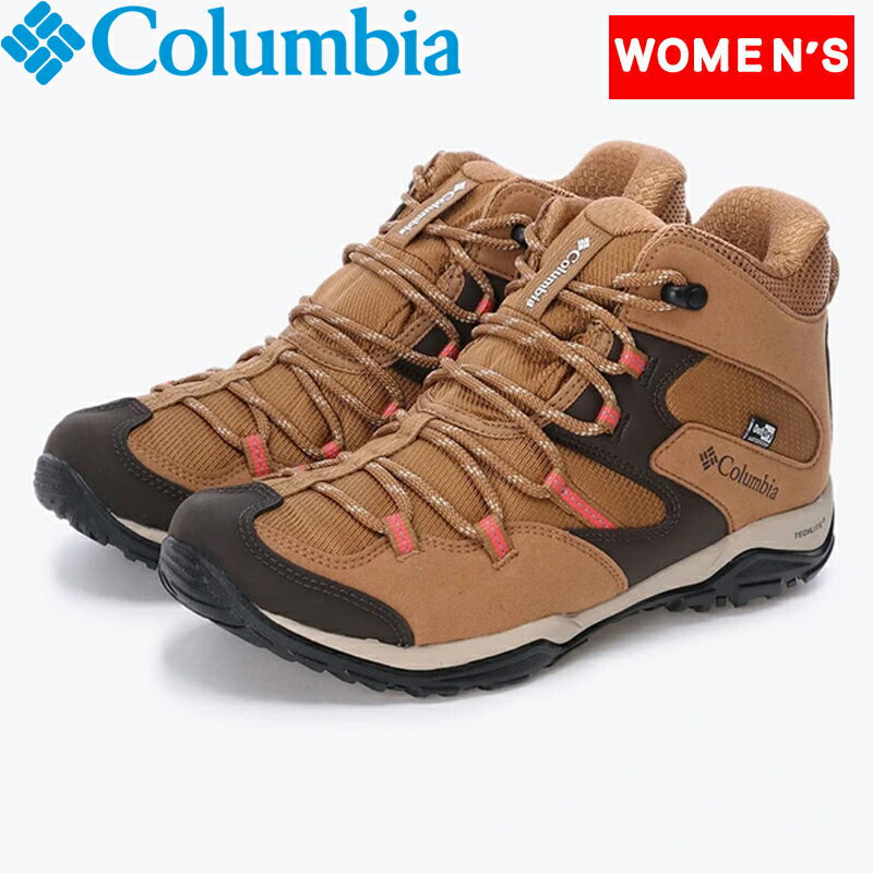 Columbia(コロンビア) 【23秋冬】W SABER V MID OUTDRY(セイバーファイブミッドアウトドライ)ウィメンズ 7/24.0cm 287(ELK RED C) YK2365