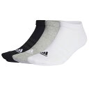 adidas(アディダス) SPW クッション 3Pローソックス 靴下/スポーツ/カジュアル S(22-24cm) MGRYヘザー×WHT(IC1333) EBB61