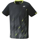 ヨネックス(YONEX) ユニ ゲームシャツ フィットスタイル バドミントン/テニスウェア/スポーツ SS 007(ブラック) 10463