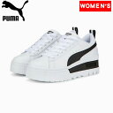 PUMA(v[}) y24tāzMAYZE WEDGE(CY EFbW)/EBY Xj[J[ 24.0cm PUMA WHITE-PUMA BLACK 386273