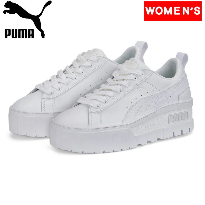 PUMA(プーマ) 【24春夏】MAYZE WEDGE(メイズ ウェッジ)/ウィメンズ スニーカー 24.0cm PUMA WHITE 386273