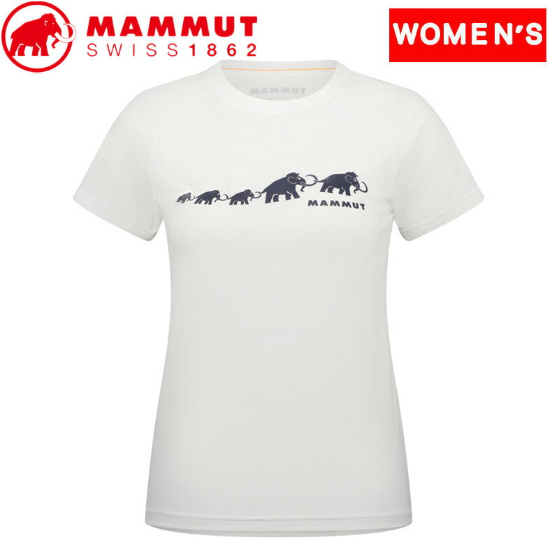 マムート アウトドアウェア レディース MAMMUT(マムート) 【24春夏】QD Logo Print T-Shirt AF Women's M 00473(white PRT3) 1017-02022