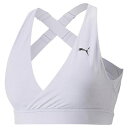 PUMA(プーマ) IMPCT YOGINI クロスオーバー ブラトップ レディース ヨガ/フィットネス/スポーツ S 68(スプリング ラベンダー ヘザー) 523625