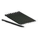 ダック(DAC) アルミカラーペグJ-Stake10本セット ブラック OGK3105SET(4)