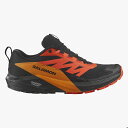 SALOMON(T) SENSE RIDE 5 GORE-TEX(ZXCh 5 SAebNX) 28.0cm BLACK/S.IBIS/TURMERIC L47147300