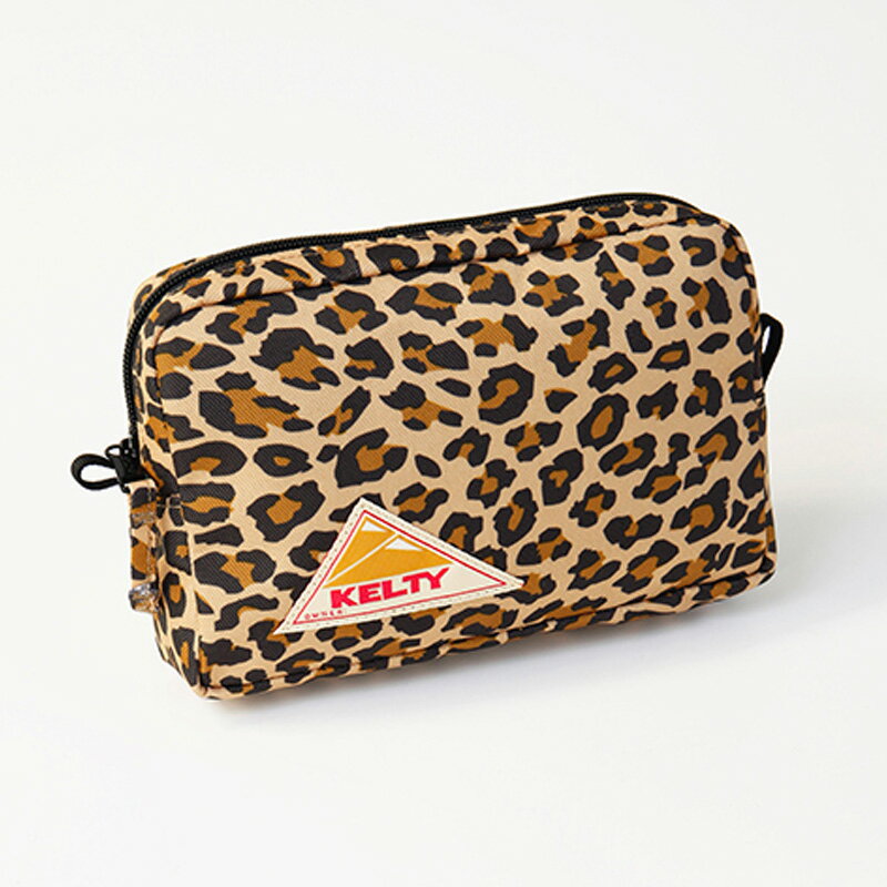 KELTY(PeB) DP TRAVEL POUCH 2 S(DP gx |[` 2 S) FREE Gold Leopard 32592472
