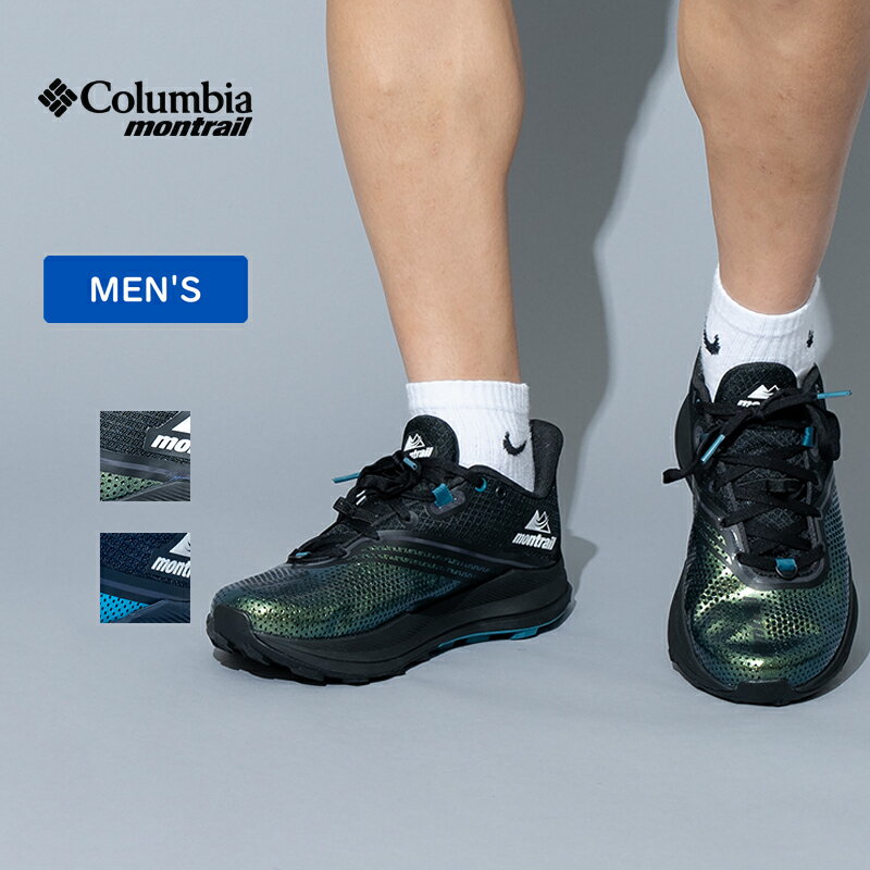 Columbia Montrail(RrA gC) MONTRAIL TRINITY FKT(gC gjeB[ GtP[eB[) 8/26.0cm 010(Black~White) BM6578