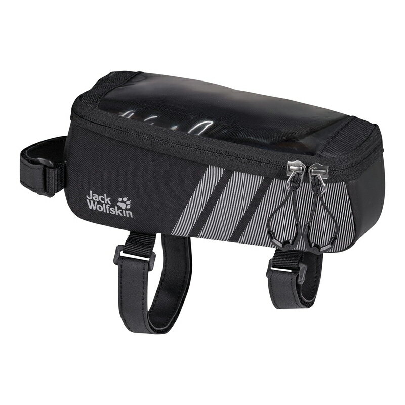 Jack Wolfskin(WbNEtXL) TOP TUBE BAG gbv`[uobO TCN/]/oCNpbLO 0.8L 6699(flash black) 2010591