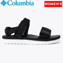 Columbia(RrA) Women's VIA SANDAL EBY 7/24.0cm 012(BLACK WHITE) BL8473