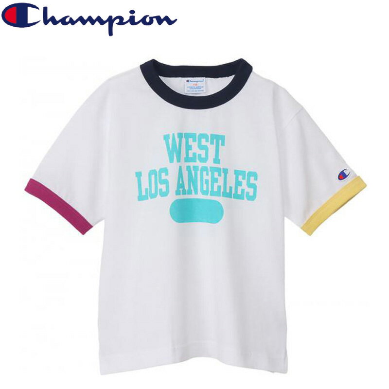 Champion(チャンピオン) Kid's T-SHIRT CKX330 キッズ 130cm WHITE(010) CKX330