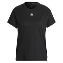 adidas(アディダス) TR-ES クルー 半袖Tシャツ レディース トレーニング/ジム/スポーツ J/XL ブラック(HR7795) NEN26