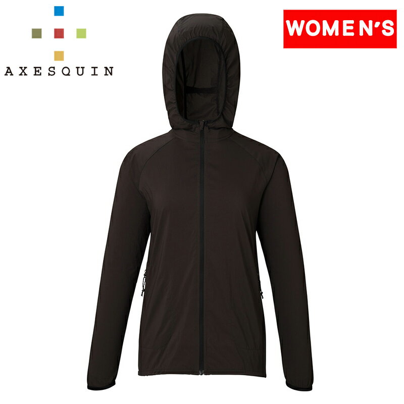 アクシーズクイン(AXESQUIN) Women's Odds Hoodie ウィメンズ L ブラック 011027