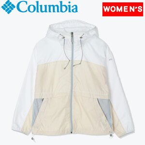 Columbia(コロンビア) 【23春夏】Women's アルパイン チル ウインドブレーカー ウィメンズ M 100(White×Chalk×Cirrus G) WR7330