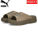 PUMA(v[}) DINARA SLIDE(fBi[ XCh)/EBY T_ 24.0cm TOTALLY TAUPE 388960