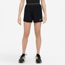 NIKE(ナイキ) Dri-FIT トロフィー トレーニングショートパンツ ジュニア/キッズ/ガールズ 160 (010)ブラック×(ホワイト) NJP-FB1092