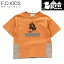 F.O.KIDS(エフ・オー・キッズ) Kid's grn outdoorコラボ ダックローイラストTee キッズ 130 オレンジ R207163