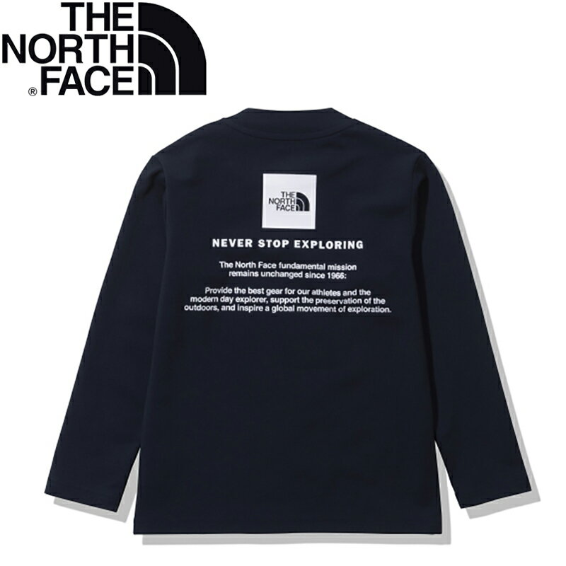 THE NORTH FACE(ザ・ノース・フェイス) 【24春夏】K L/S SUNSHADE TEE(ロングスリーブ サンシェードティー)キッズ 100cm アーバンネイビー(UN) NTJ12341