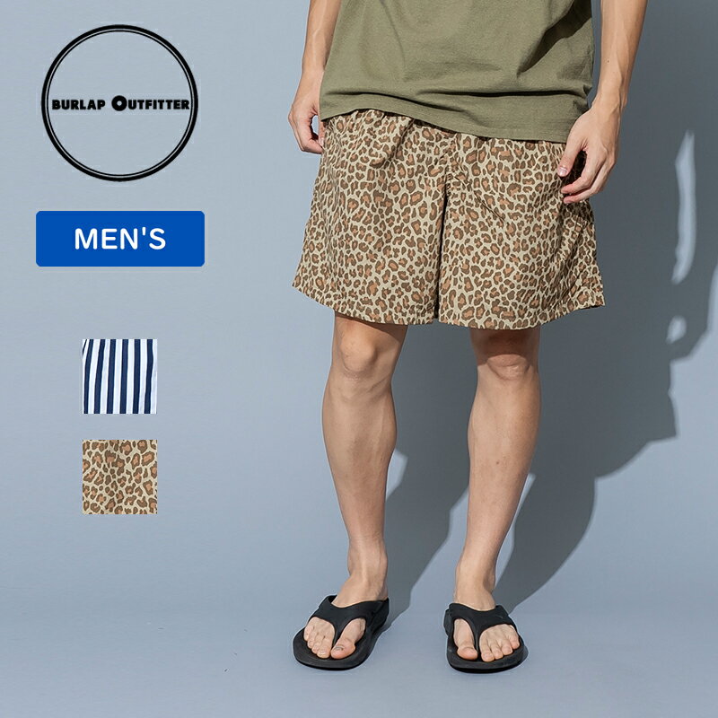 BURLAP OUTFITTER(バーラップアウトフィッター) TRACK SHORT PRINTED(トラック ショーツ プリンテッド) M PALELEOPAR 70034