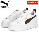 PUMA(v[}) MAYZE WEDGE PREPPY(CY EFbW vbs[)/EBY Xj[J[ 23.0cm PUMA WHITE-CH 389866