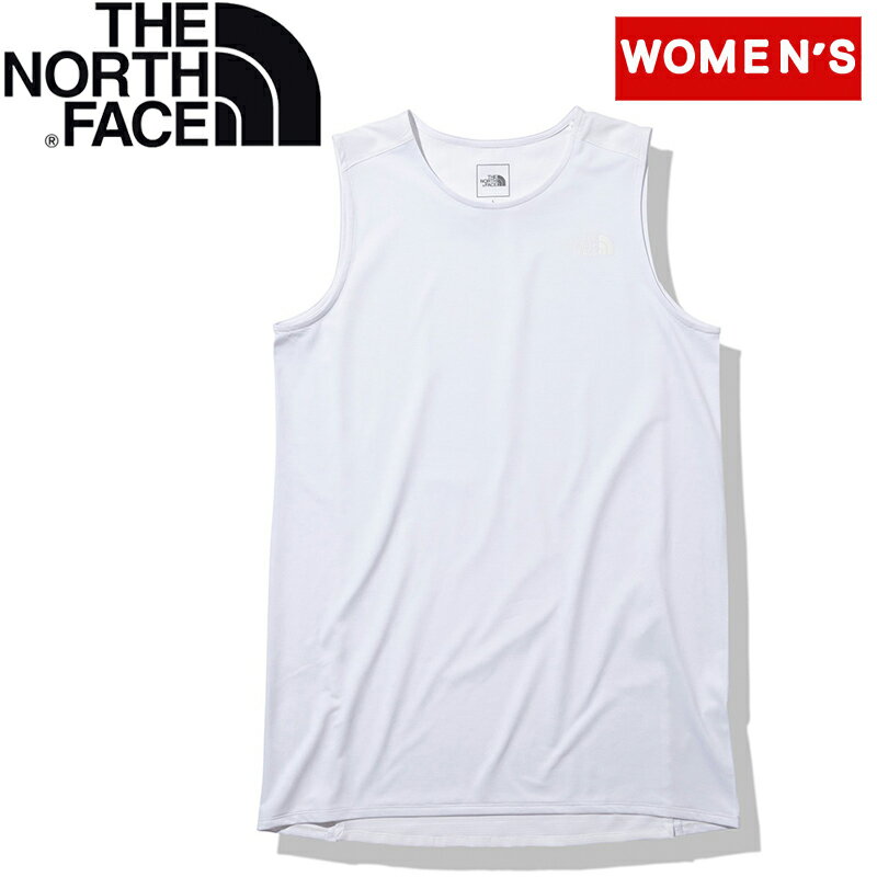 THE NORTH FACE(ザ・ノース・フェイス) Women's スリーブレス ハイブリッド ベント ロング クルー ウィメンズ L ホワイト(W) NTW12385 1