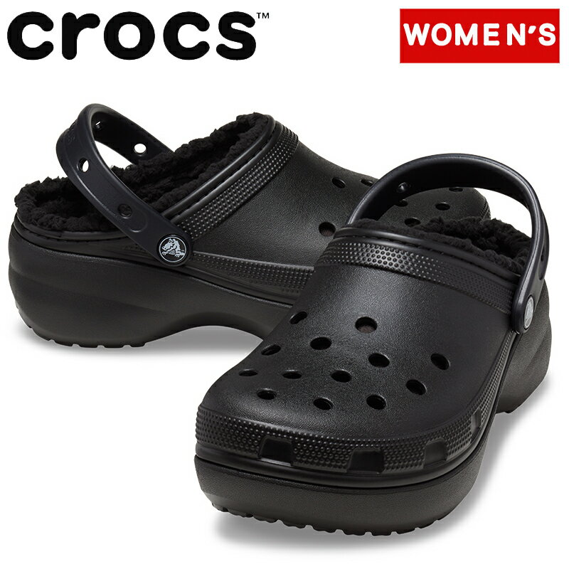 CROCS(クロックス) CLASSIC PLATFORM LINED CLOG 24cm(W8) Black 207938