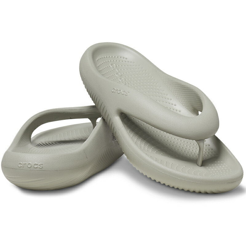 CROCS(NbNX) MELLOW RECOVERY FLIP(E Jo[ tbv) 27cm(M9) Elephant 208437