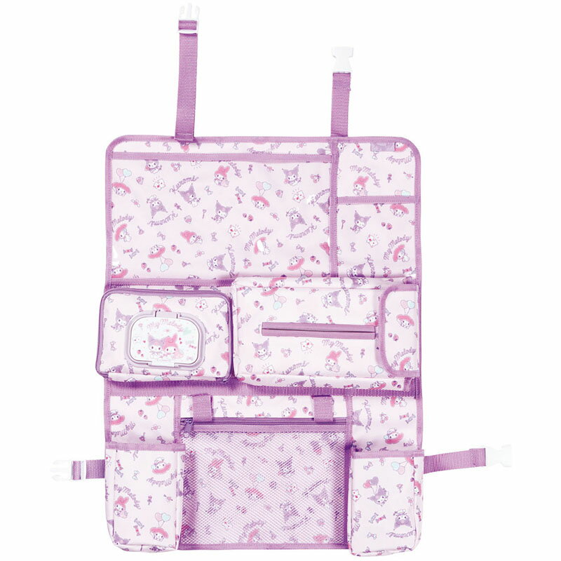 スケーター(skater) シートバックポケット 約435×570mm マイメロ・クロミカワイイ CSBP1