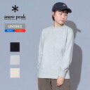 スノーピーク(snow peak) リサイクル コットン ヘビー ロングスリーブ Tシャツ 全3色 全4サイズ(4)