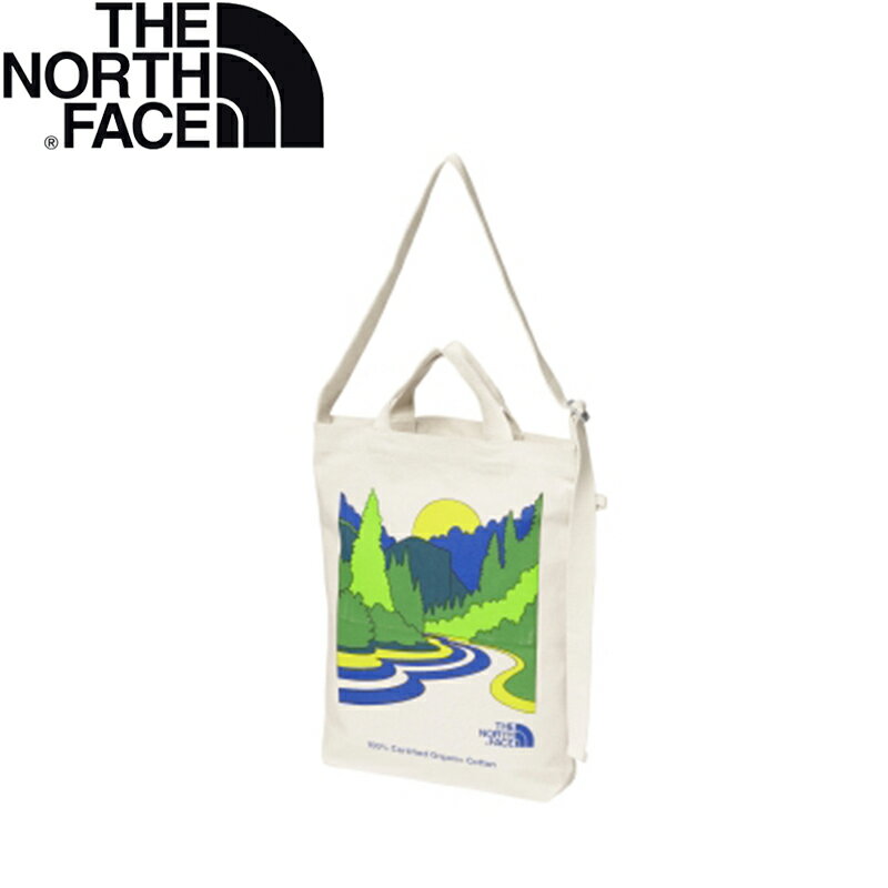 楽天ナチュラム キャンプ専門店THE NORTH FACE（ザ・ノース・フェイス） 【24春夏】K ORGANIC COTTON TOTE（キッズ オーガニックコットン トート） ONE SIZE ナチュラル（NP） NMJ82351