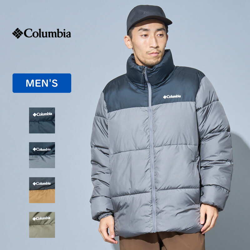 Columbia(コロンビア) Men's PUFFECT II JACKET(パフェクト II ジャケット)メンズ XL 023(City Grey×Black) WM9488