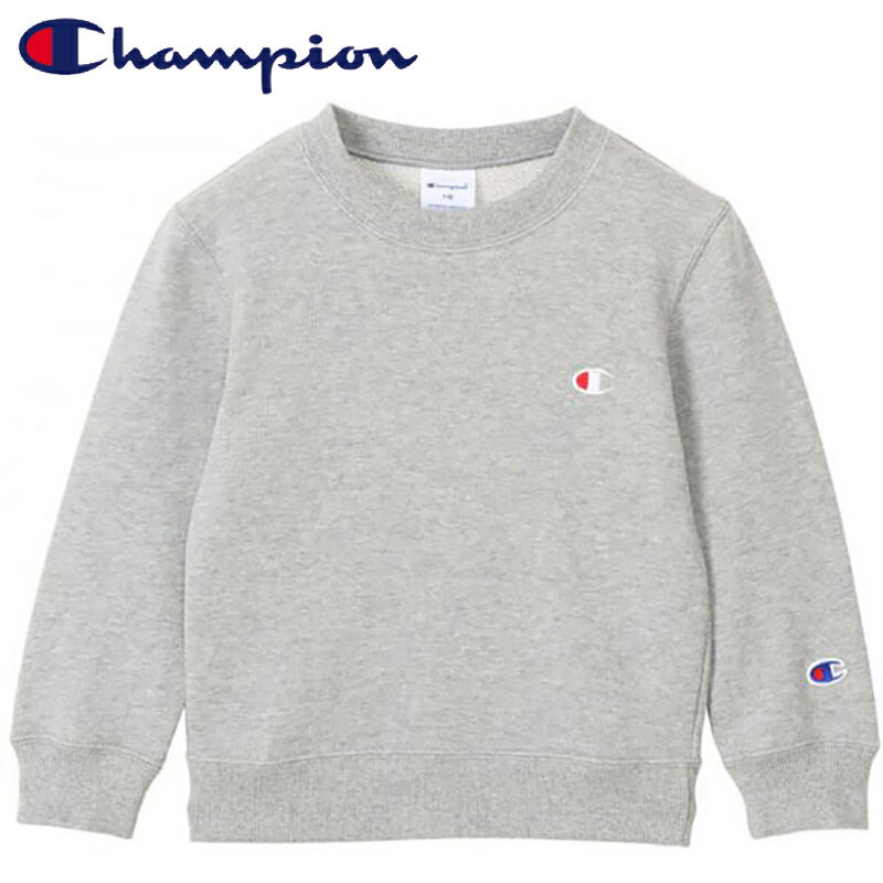 Champion(チャンピオン) Kid's クルーネック スウェットシャツ キッズ 160cm オックスフォードGRY(070) CKY001