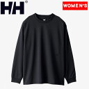 ヘリーハンセン アウトドアウェア レディース HELLY HANSEN(ヘリーハンセン) L/S ONE POINT TEE(ロングスリーブ ワンポイントティー) WL ブラック2(K2) HOE32269