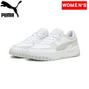 PUMA(v[}) CALI DREAM LTH(CALI h[ U[)/EBY Xj[J[ 23.0cm PUMA WHITE-FEATHER GRAY 392730