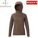 アクシーズクイン(AXESQUIN) Women's Merino Wool Hoodie ウィメンズ M ブラウン 011045