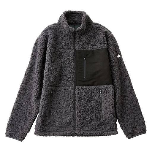 LOGOS by LIPNER(ロゴス バイ リプナー) 防風シープボアジャケット #35208 XL チャコールグレー 35208251 LOGOS by LIPNER(ロゴス バイ リプナー) 防風シープボアジャケット #35208 XL チャコールグレー 35208251