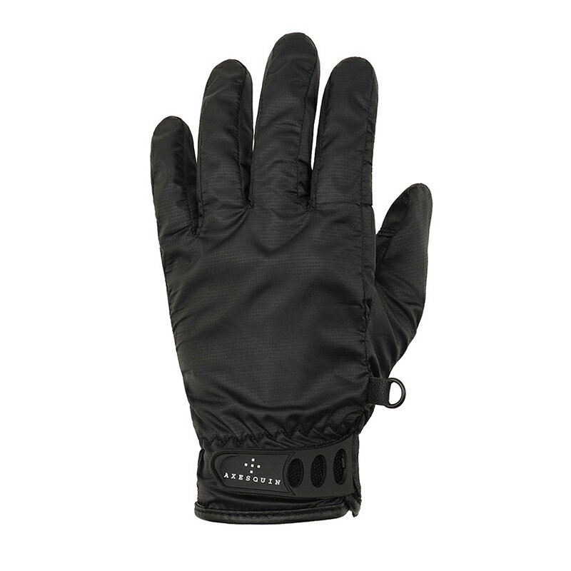 アクシーズクイン(AXESQUIN) ウォームライトシェルグローブ Touch XL ブラック 013058