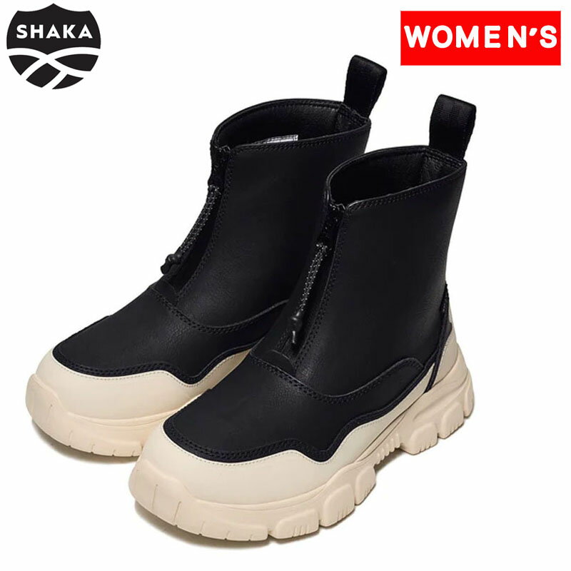 SHAKA(シャカ) TREK ZIP BOOTIE AT(トレック ジップ ブーティー AT) 24cm BLACK/LINEN SK-228