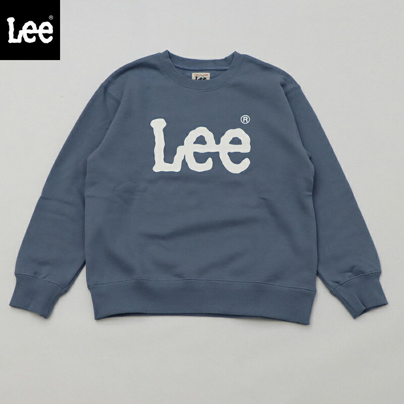 Lee(リー) LEE LOGO SWEAT 140cm BLUE GRAY LK0835
