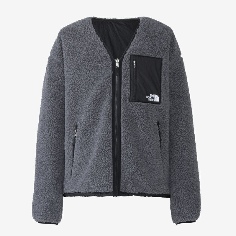 THE NORTH FACE(ザ・ノース・フェイス) RVSBL EXTM PILE CD(リバーシブルエクストリームパイルカーディガン) L ミックスチャコールグレー(MK) NP72334