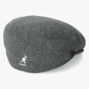 KANGOL(カンゴール) WOOL 504(ウール 504)/ハンチング XL GREY 233069601