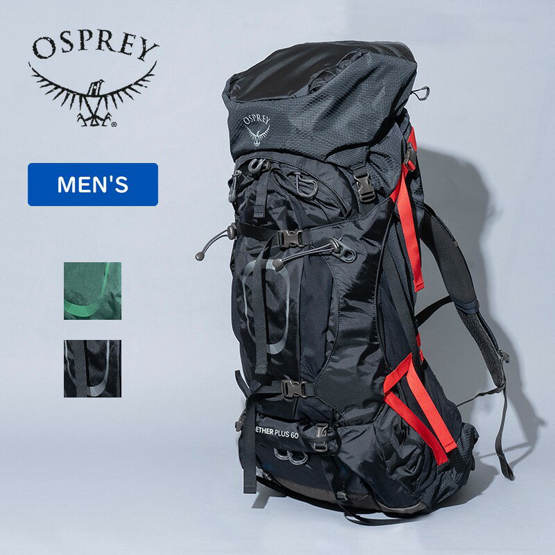 OSPREY(オスプレー) AETHER PLUS 60(イーサー プラス 60) 60L(L/XL) Black 10002901