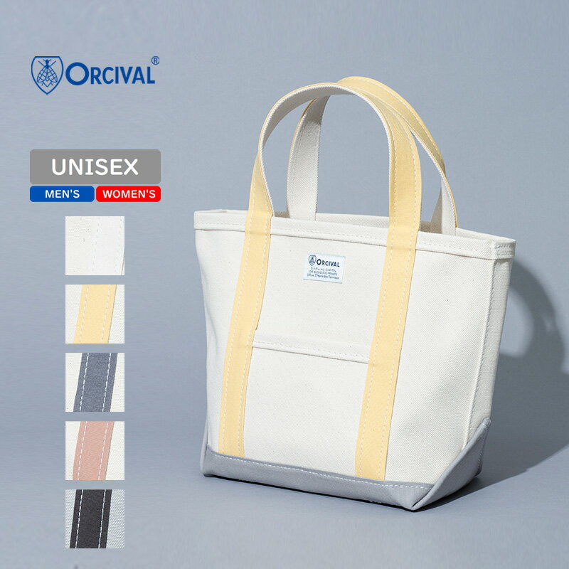 オーシバル トートバッグ レディース ORCIVAL(オーシバル) 【24春夏】トートバッグ・小 ONE SIZE ECRU×EGG×GREY #OR-H0285 KWC