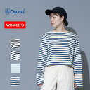 ORCIVAL(オーシバル) CROPPED BOAT NECK P.O. 1 ECRU×INDIGO #B250(4)