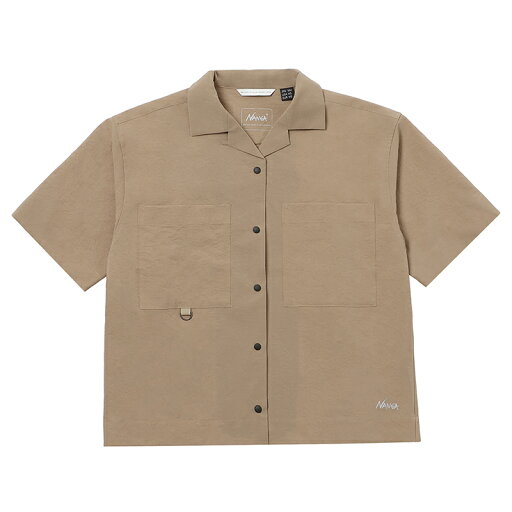 ナンガ(NANGA) ドット エア コンフィー ショートスリーブ シャツ ウィメンズ WM BEG NW2412-1H203-B ナンガ(NANGA) ドット エア コンフィー ショートスリーブ シャツ ウィメンズ WM BEG NW2412-1H203-B