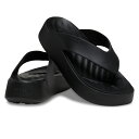 CROCS(NbNX) y24tāzGETAWAY PLATFORM FLIP(Qb^EFC vbgtH[ tbv) 25cm(W9) Black 209410