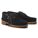 Timberland(eBo[h) y24tāzAuthentics 3 Eye Classic(ACR X[AC NVbNO) 25.5cm Dark Blue Suede A683W