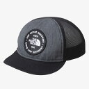 THE NORTH FACE(ザ・ノース・フェイス) 【24春夏】B MESSAGE MESH CAP(ベビー メッセージメッシュキャップ) ベビーフリー ミックスグレー(Z) NNB02401