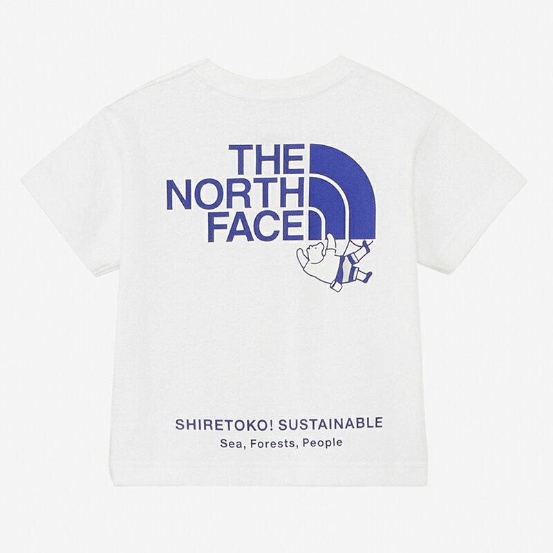 THE NORTH FACE ザ・ノース・フェイス 【24春夏】Baby s S/S SHIRETOKO TEE ベビー 90cm ホワイト W NTB32430ST