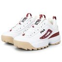 FILA(tB) y24tāzDISRUPTOR II WA(fBXv^[ 2 WA) 23.0cm WHITE/ROSEWOOD USS24018